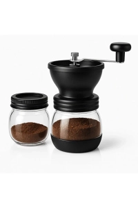 Coffe Grinder Seramik Cam Kahve Öğütücü